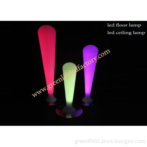 Modern Illuminated LED Floor Lamp, Plastic LED Furniture